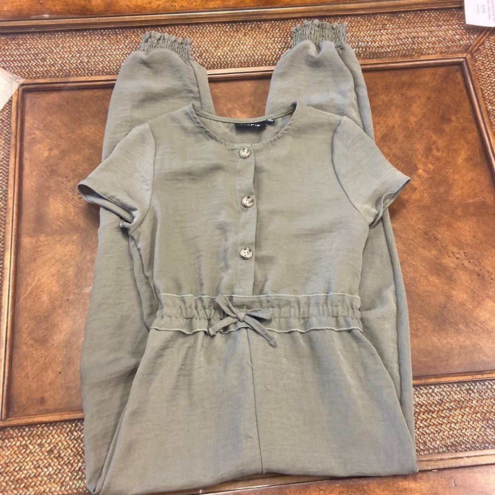 Kidpik green jumpsuit